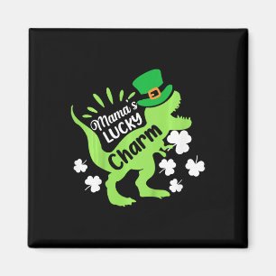 Kinderen St. Patrick's Day Mama's Lucky Charm Dino Magneet