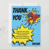 Kinderen Superhelden Foto Bedankkaart (Voorkant)