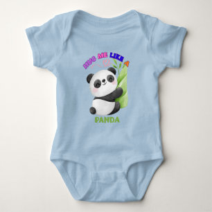 Kinderen T-shirt - Knuffel me als een panda 🐼