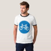 Kinderen T-shirt voor fiets (Voorkant volledig)