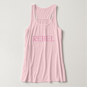 Kinderen, T-Shirts voor dames - Roze REBEL