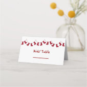 Kinderen Tafel Kerstkaarten Plaats (Voorkant)