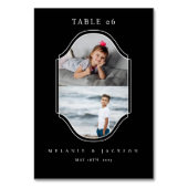 Kinderen Tafelnummer Fun Wedding Couple's Year Fot (Achterkant)