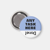 Kinderen takenlijstherinnering magneet Aangepast (Voorkant / Achterkant)