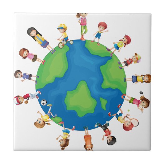 Kinderen Tegeltje (Voorkant)