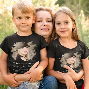 Kinderen Ter Herinnering Foto-herdenkingsshirt T-shirt