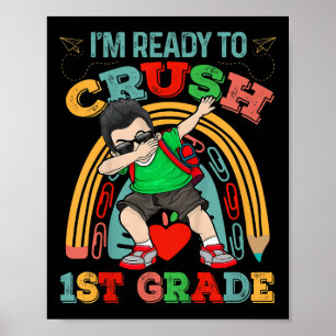 Kinderen terug naar school Ik ben klaar om school Poster