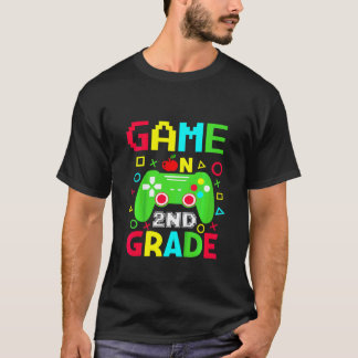 Kinderen Terug naar school spel op tweede leerjaar T-shirt