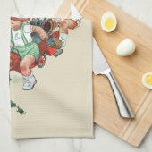  kinderen Toddlers die met brandweerwagens spelen Theedoek (Quarter Fold)