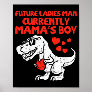 Kinderen Toekomst Dames Man Mama's Jongen Dino Peu Poster