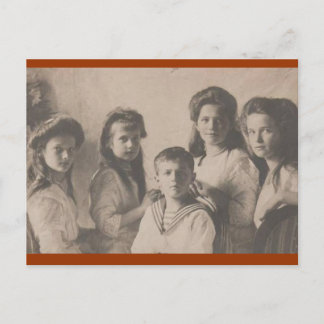 Kinderen Tsaar: OTMA & Alexis Romanov Rusland #107 Briefkaart