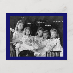 Kinderen Tsaar OTMA & Alexis Romanov Rusland #272 Briefkaart