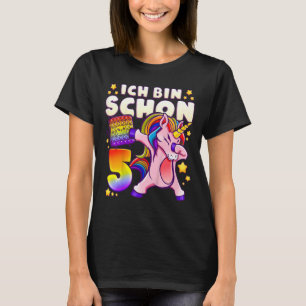 Kinderen van 5 jaar oud, Unicorn, Pop het, G T-shirt