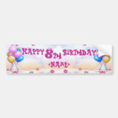 Kinderen van Birthday Bumpersticker (Voorkant)