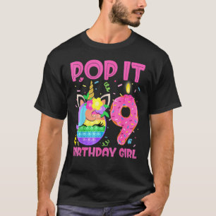 Kinderen van Birthday Girl Fidget Speelgoed 9e ver T-shirt