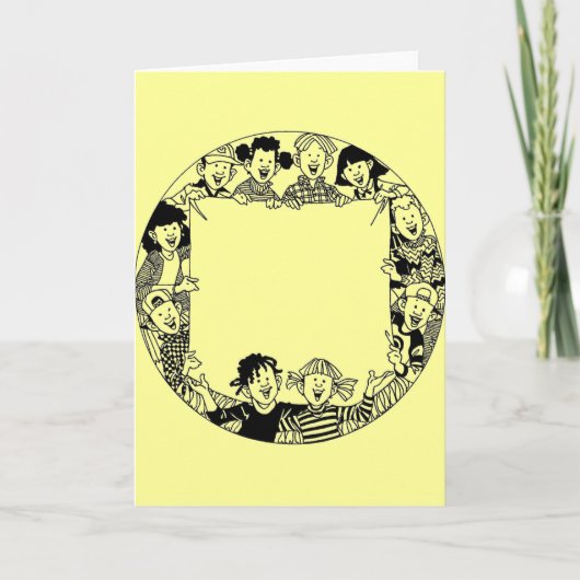 Kinderen van Birthday Kaart (Voorkant)