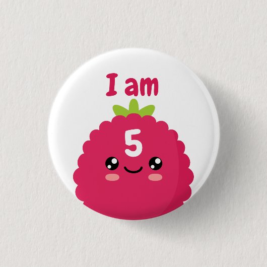 Kinderen van Birthday Ronde Button 3,2 Cm (Voorkant)