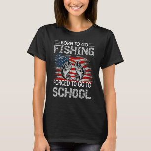 Kinderen van de Gevist zeebaars, geboren om te vis T-shirt