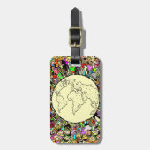 Kinderen van de wereld bagagelabel (Voorkant verticaal)