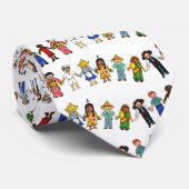 Kinderen van de wereld stropdas (Opgerold)