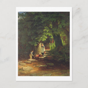 Kinderen van een Brook, c.1822 (olie op het paneel Briefkaart