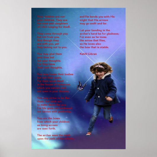 Kinderen van Kahlil Gibran Poster (Voorkant)