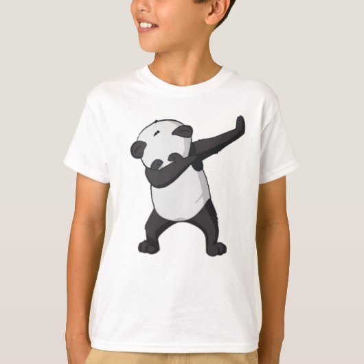 Kinderen van Panda dab t-shirt (Voorkant)