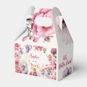 Kinderen van waterverf van feiharde tuinen bedankdoosjes (Achterkant)