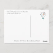 KINDEREN VAN WERELD Briefkaart door April McCallum (Achterkant)