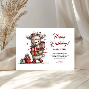 Kinderen Verjaardag Aangepaste Naam Whimsical Dier