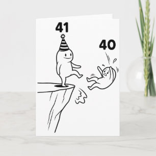 Kinderen Verjaardag Humor 41 Jaar Oud 41ste Feest  Kaart