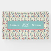 Kinderen Verjaardag Zeemeermin Banner (Horizontaal)