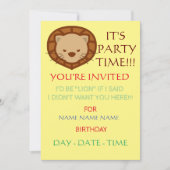 kinderen verjaardagsuitnodigingen samenkomen kaart (Voorkant)