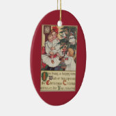 kinderen Victoriaans Ornament kerstbomen (Rechts)