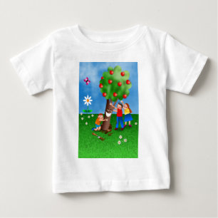 Kinderen vieren Tu B'Shevat planting Trees