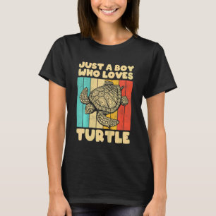 Kinderen Vintage Schildpad Voor Jongen Dier Schil T-shirt