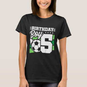Kinderen Voetbal Verjaardagsfeestje - 5 Jaar Oude T-shirt