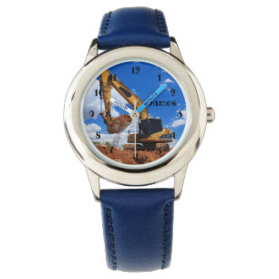 Kinderen voor bouwgraafmachines horloge