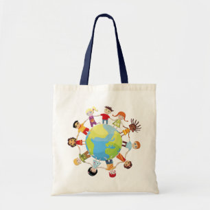 Kinderen voor de wereldvrede tote bag