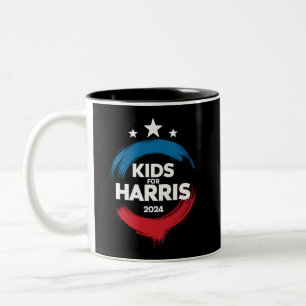 Kinderen voor Harris President Kinderen houden van Tweekleurige Koffiemok