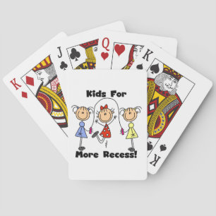 Kinderen voor meer reces pokerkaarten