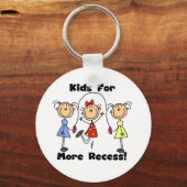 Kinderen voor meer reces sleutelhanger (Voorkant)