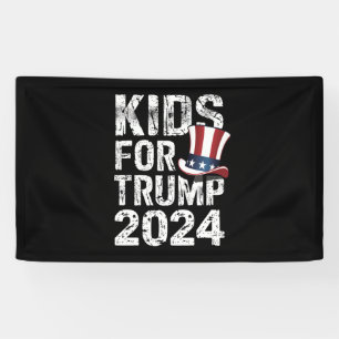 Kinderen Voor Trump VS Verkiezingen 2024 Spandoek