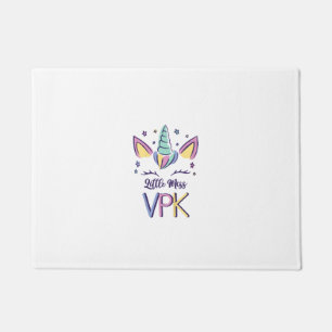 Kinderen VPK Meisje Eerste Dag Little Miss VPK T-s Deurmat
