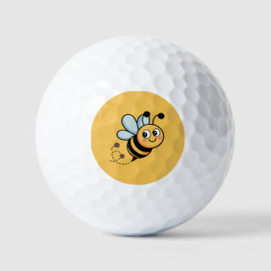 Kinderen-vriendelijk bij mascot met gestippelde st golfballen