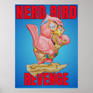Kinderen Wraak van de Nerd Vogel Poster