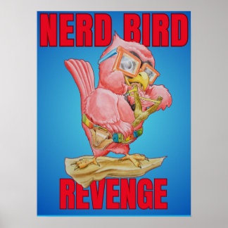Kinderen Wraak van de Nerd Vogel Poster