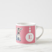 Kinderen zebra mok gepersonaliseerde naam roze (Rechts)
