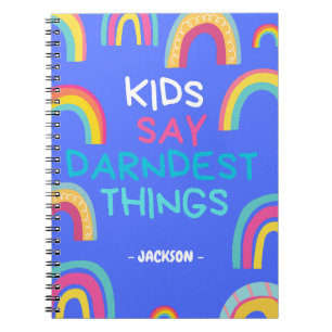 Kinderen zeggen de vreemdste dingen notitieboek