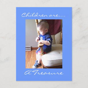 Kinderen zijn..., een schat briefkaart